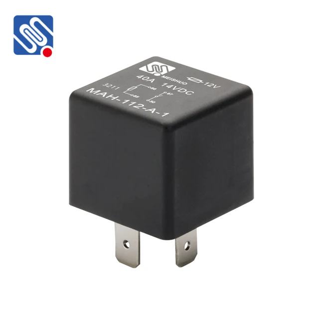 Meishuo MAH-112-A-1 1.7W 12V/24V 40A Normally Open Type Automotive Relay