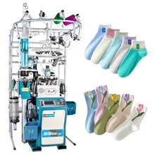 Automatic Close Toe Seamless Socks Knitting Machine Energy Saving Easy Operation High Speed Smart Machinery