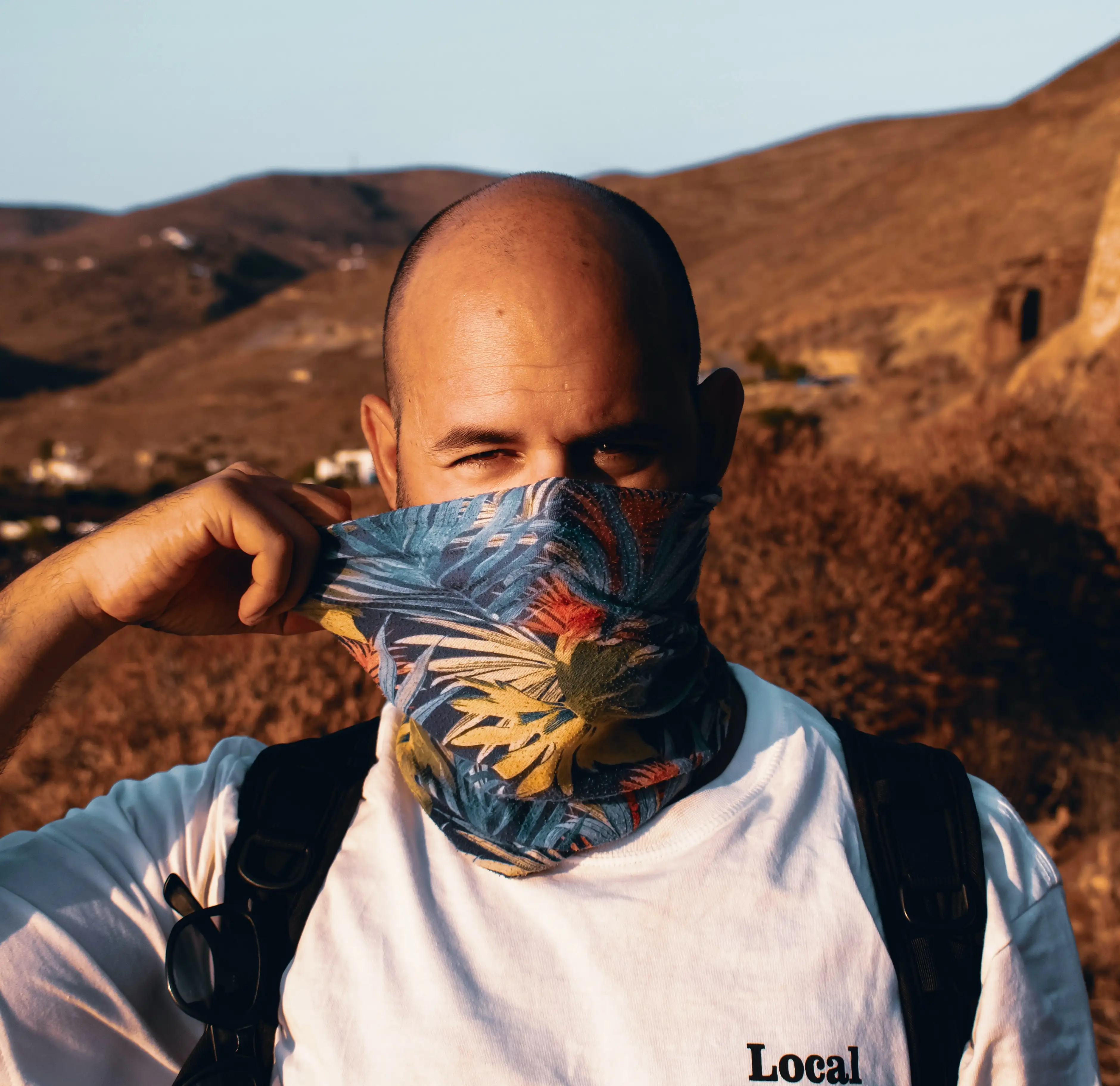 Бесшовный шарф-шарф из трубчатой ткани 130 г/м2