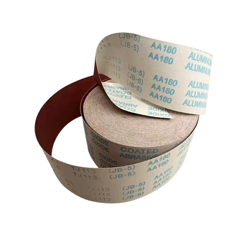 Abrasive Belt with Cloth Backings JB-5 Alunimium Oxide Sanding Belt with Cloth Backings Soft Material Suitable for Handwork