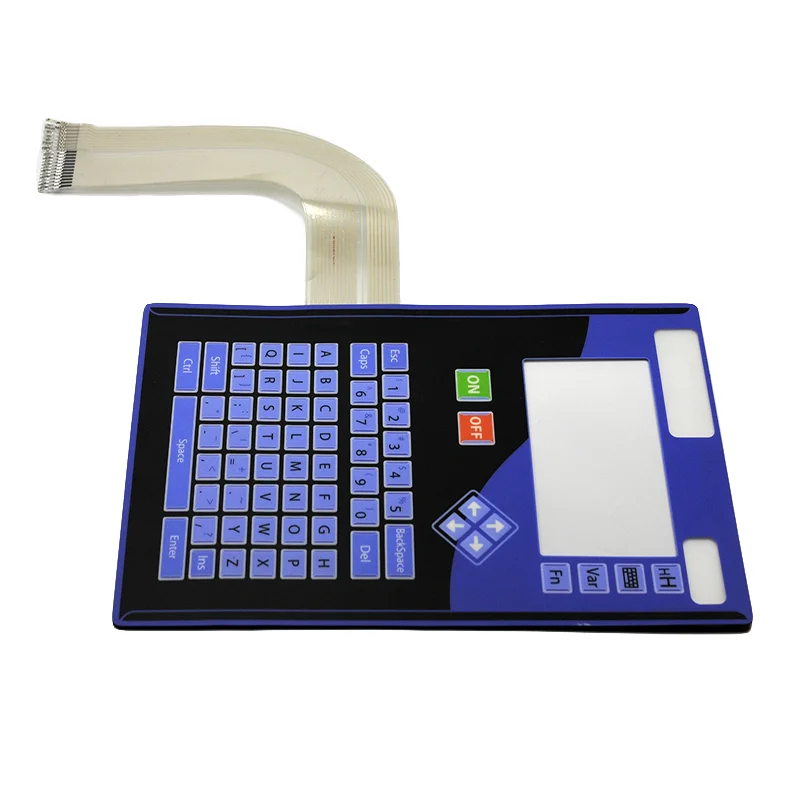 Custom Key Tactile Flex Pcb Circuit Membrane Switch Keypad For ...