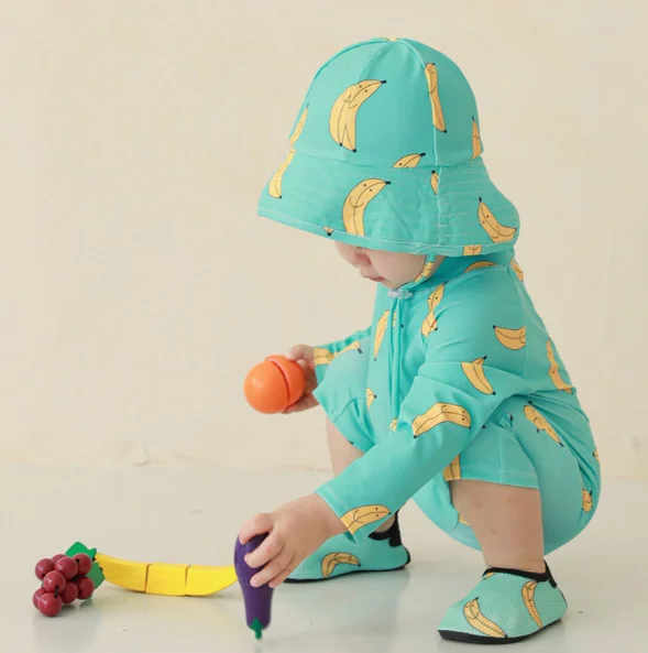 Duanding CUB 2023 новый детский цельный купальный костюм защита от солнца Быстросохнущий Детский для серфинга