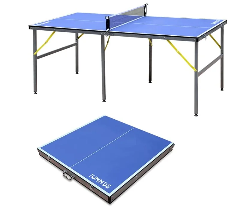 6x3ft Midsize Table Tennis Tables Indoor/outdoor Portable Ping Pong