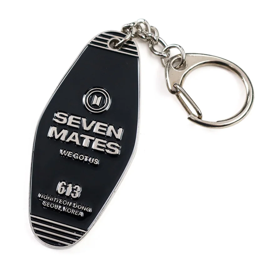 Promotional Customized 2d 3d Custom Bulk Vintage Retro Key Chain Keychain Custom Enamel Motel Keyring