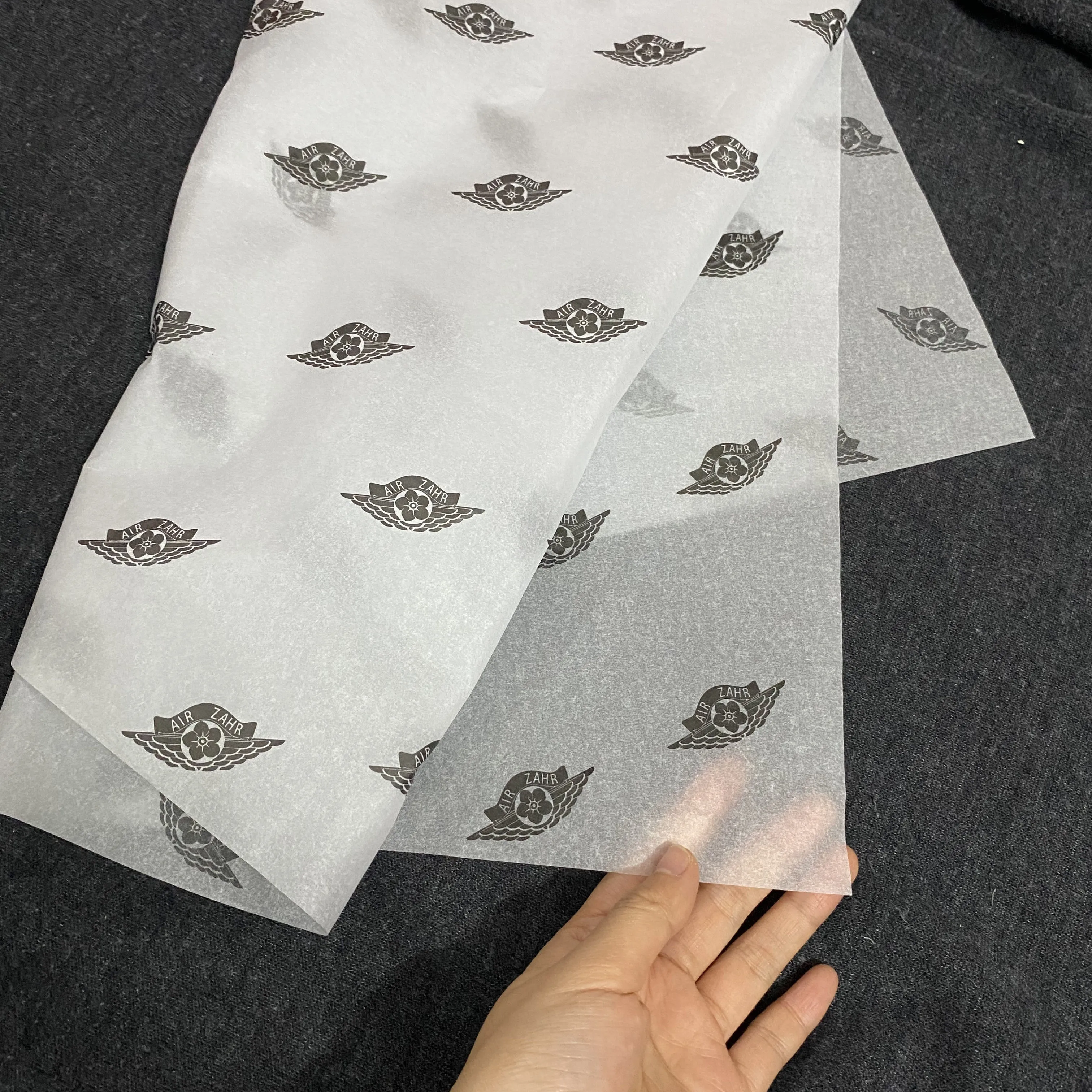 Custom Logo Fashionable White Background 17-40GSM Printed Tissue Wrapping  Paper Gift Clothes Packaging Tissue Paper - China Wrapping Paper, Packaging  Tissue