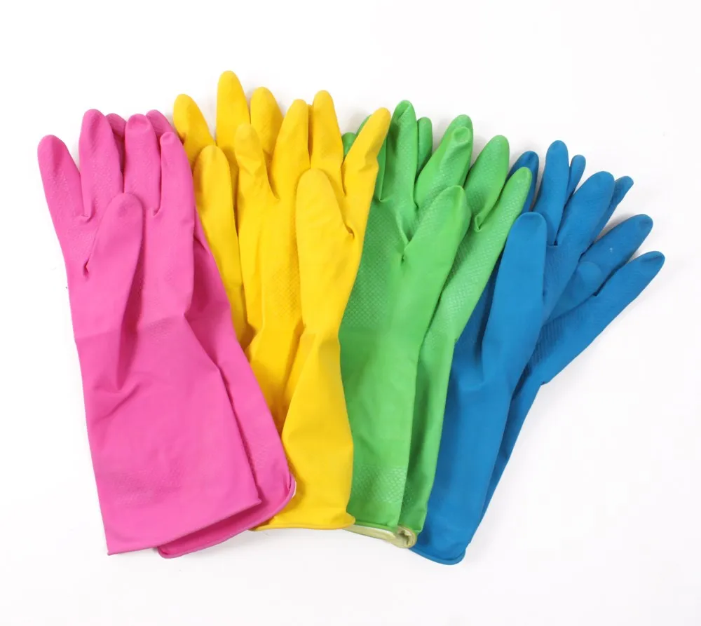 Rubber Cleaning Gloves Latex Laundry Kitchen Dish Washing Household Rubber Cleaning Gloves Latex Laundry Kitchen Dish Washing Household