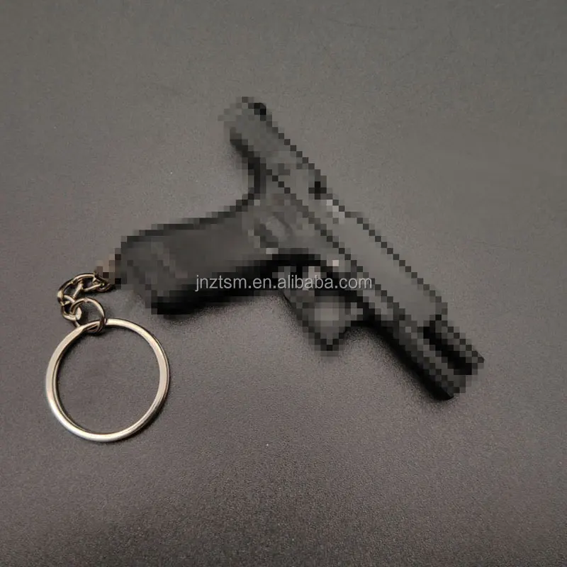 Mini Pistola De Juguete De Metal,Modelo Glock 13,Llavero De 70mm Con