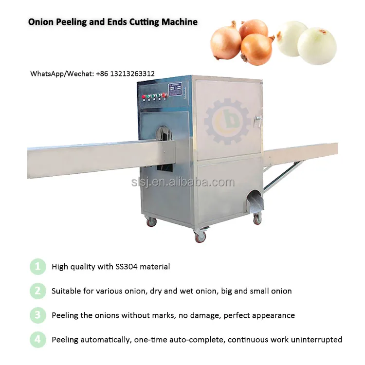 Small Size Onion Automatic Peeling Machine