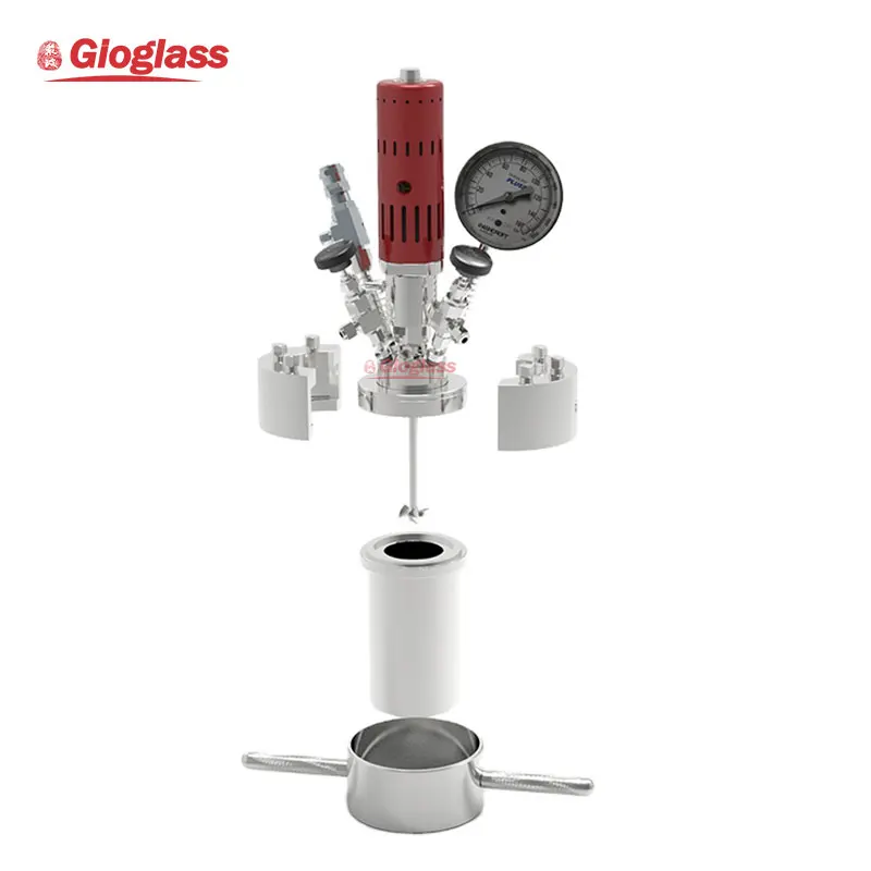 Мини химический реактор из нержавеющей стали, лабораторный Автоклавный реактор высокого давления