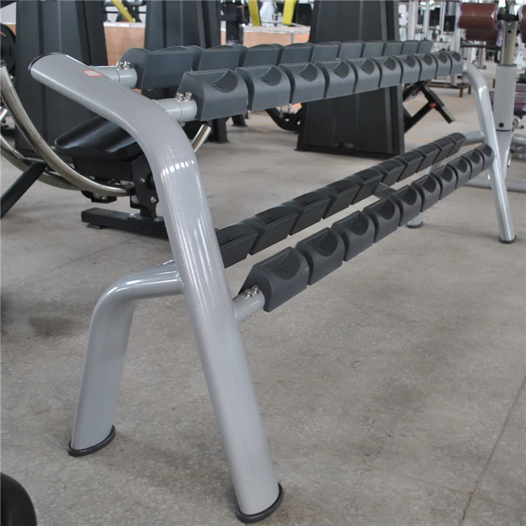 MND FITNESS Unique Outlook Three Rows Dumbbell Rack Gym Equipment