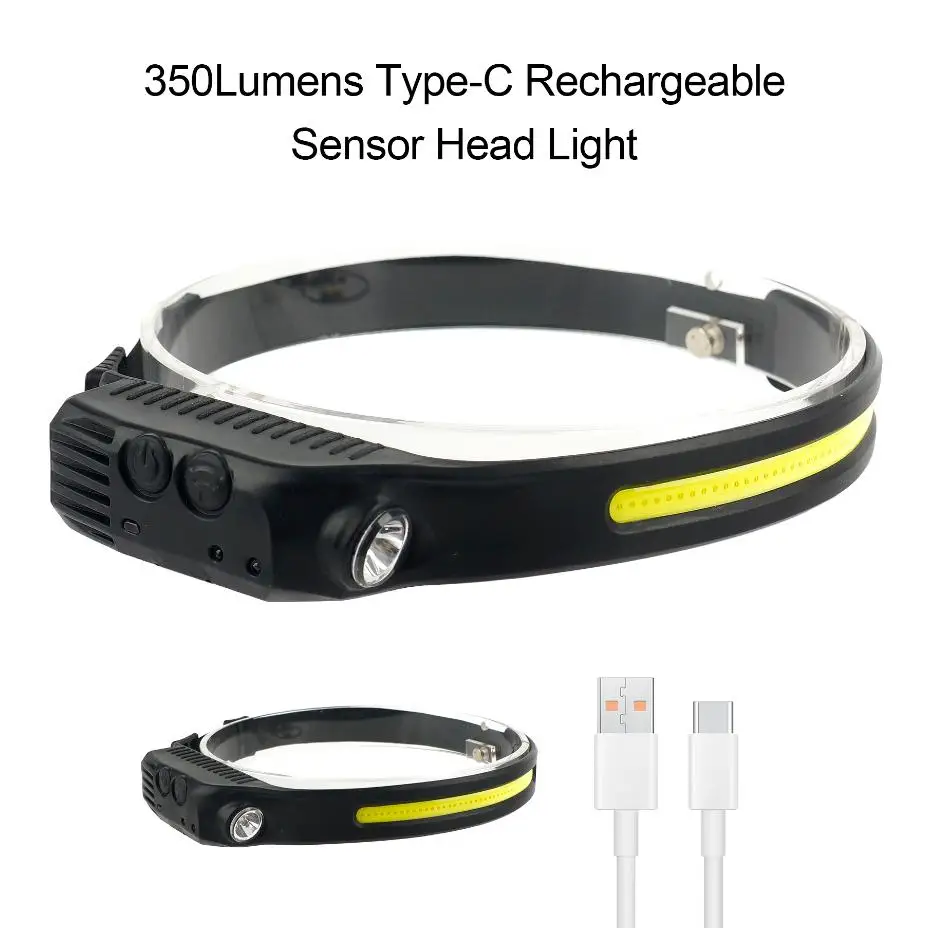 product sold rechargeable led headlights camping fishing flashlight search light led head lamp-41