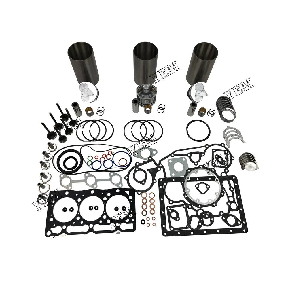 For KUBOTA D1105 Piston Ring Cylinder Liner Kit Engine Rebuild Kit 4