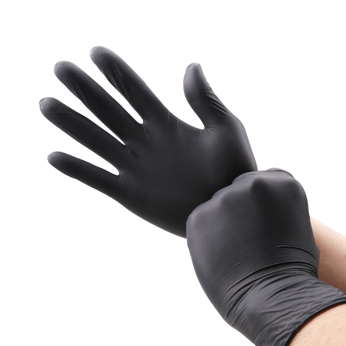 Hysure 8 Mil 6 Mil Black Blue Nitrile Gloves Powder Free Nitrile Gloves