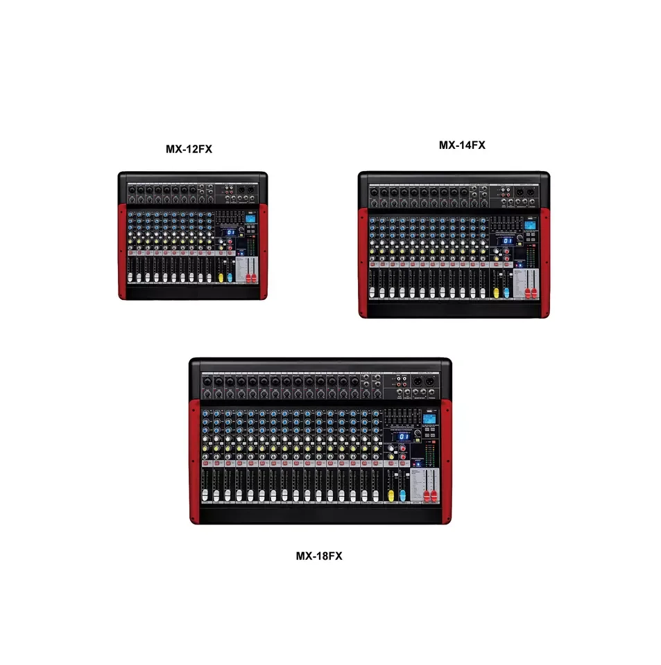 Professional Mixer 18 Channel Audio Mixing Console With 7 Band Graphic EQ