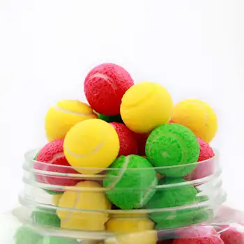 Sweet Tennis Ball Bubble Gum - Multi-Colored Chewing Gum