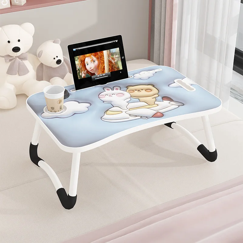Modern Design Hello Kitty Injection Molding Laptop Desk Colorful Kitty Laptop Table for Home Furniture Coffee Tables