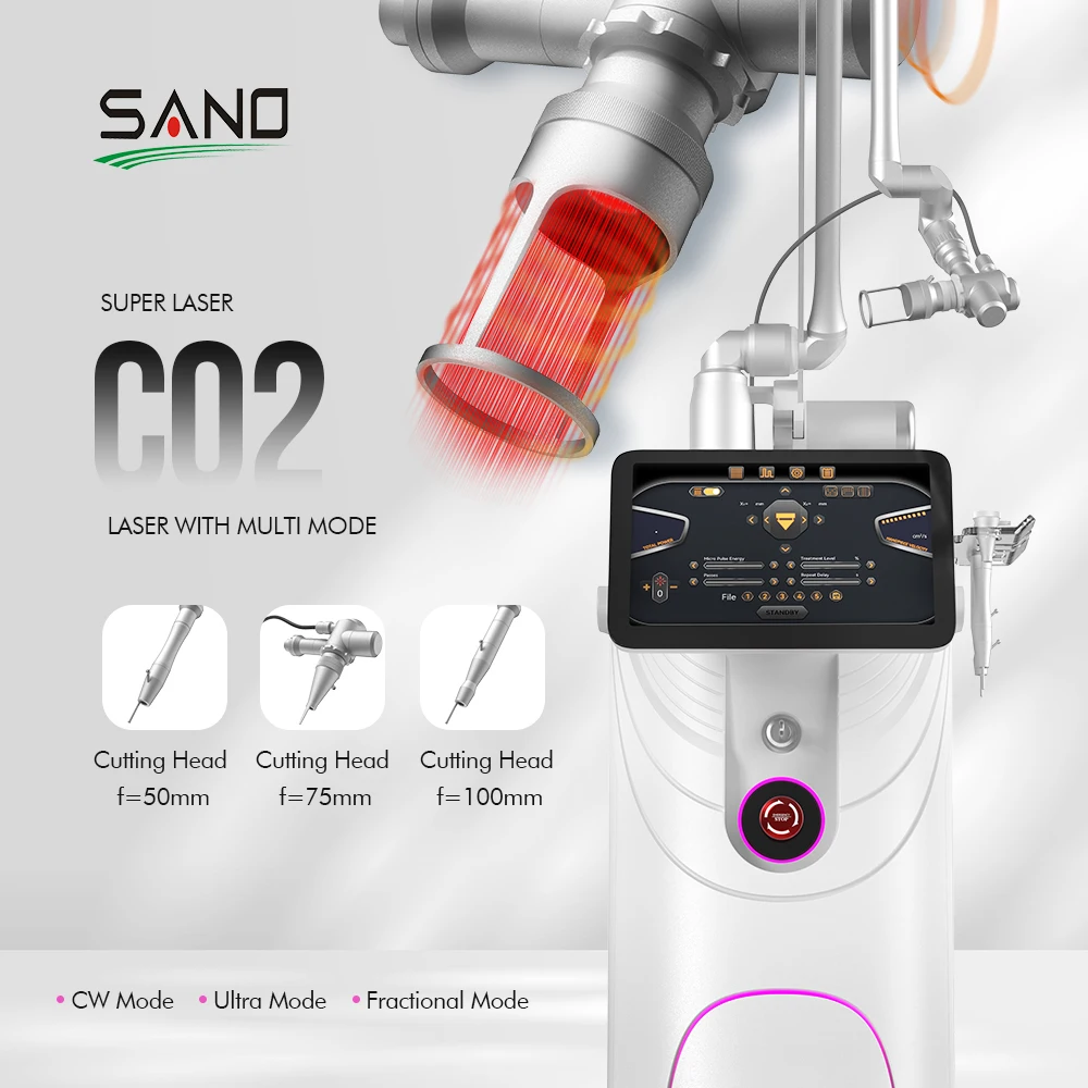 Vaginal Rejuvenation RF CO2 Fractional Laser Machine SANO SC-3 for Deep Wrinkle Removal Acne Treatment Dermatology Equipment