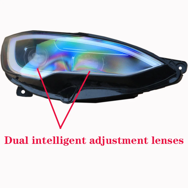 For 2014-2019 Tesla Model S Smart Digital LED Headlights New 8000K 12V Bulbs with Upgrades and Modifications