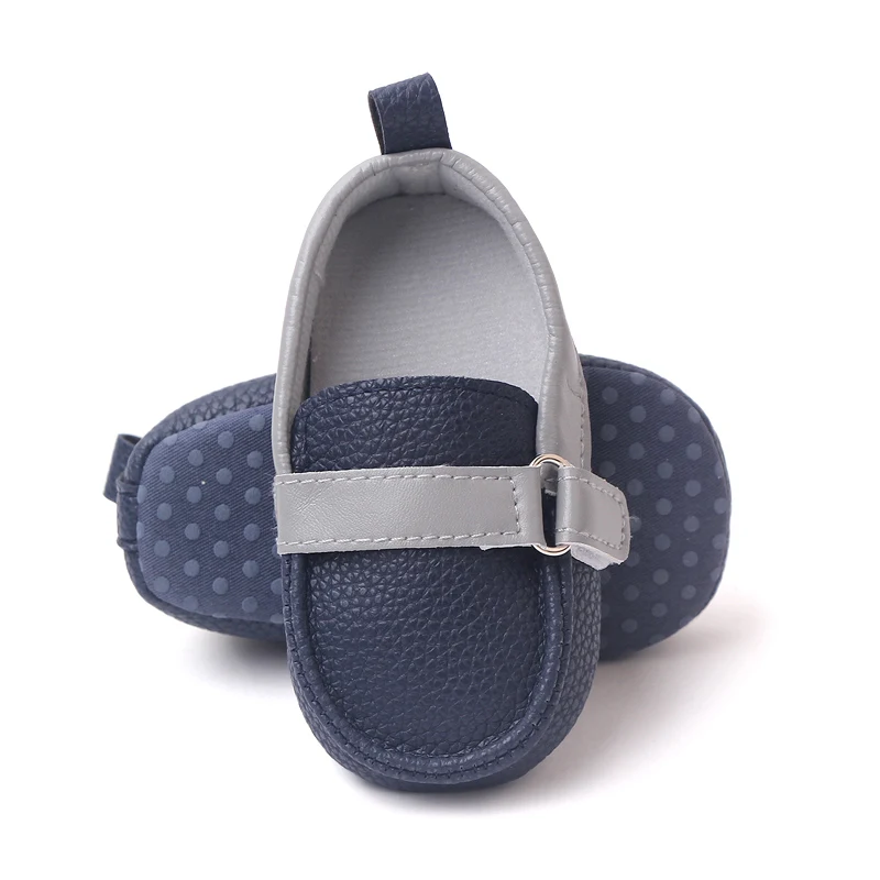 Directly Factory Cool Slip-on PU Leather Baby Party Shoes for Boys Newborn Boy Shoes factory