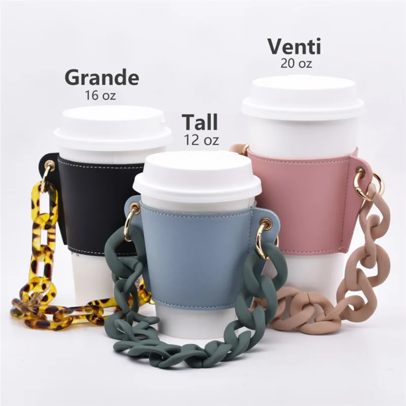 HZKAICUN Coffee Sleeves Reusable Coffee Cup Holder with Handle