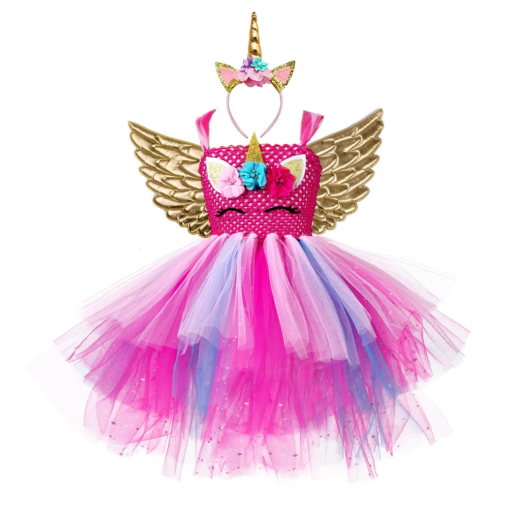 open lace back dress My Little Pony Rainbow Dash Birthday Girl Twirl Dress main image 1
