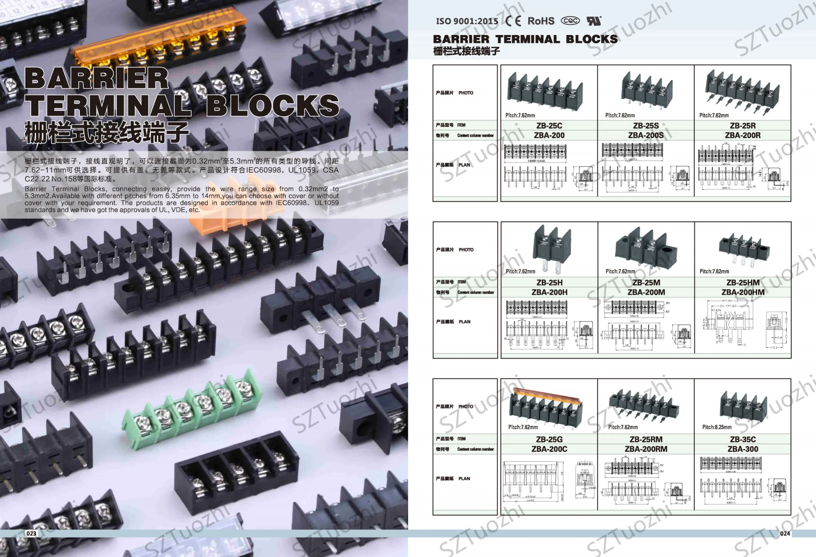 Terminal Block Datasheet 5.08 Mm Pitch Plug in Terminal Blocks - Reliable Connectivity