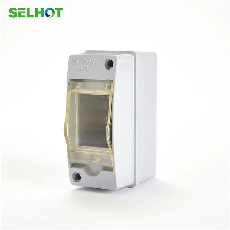 SELHOT Power Equipment Electrical Switchboard Surface Mount 2 Way 55*120*95 Distribution Box Outdoor