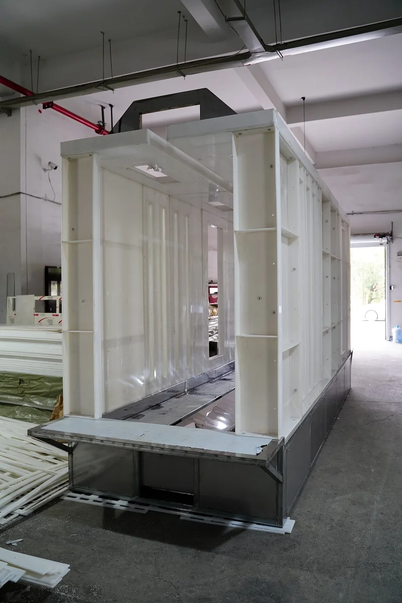 Customized Automated Powder Coating Paint Spray Booth for Furniture Aluminum Profile