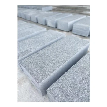 Widely Used Flamed Chinese New Sesame Black Granite Outdoor Floor Stone Tiles