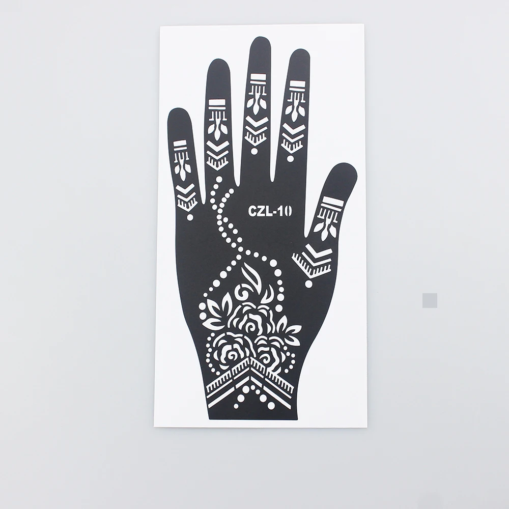 Waterproof Temporary Henna Tattoo Stencil Sticker For Body Art - Buy