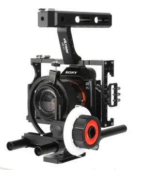 Viltrox VX-11 Video Rod Rig Camera Cage Camera Stabilizer & Follow Focus Matte Box for Sony A9 A6500 A7III A7R DSLR detail image