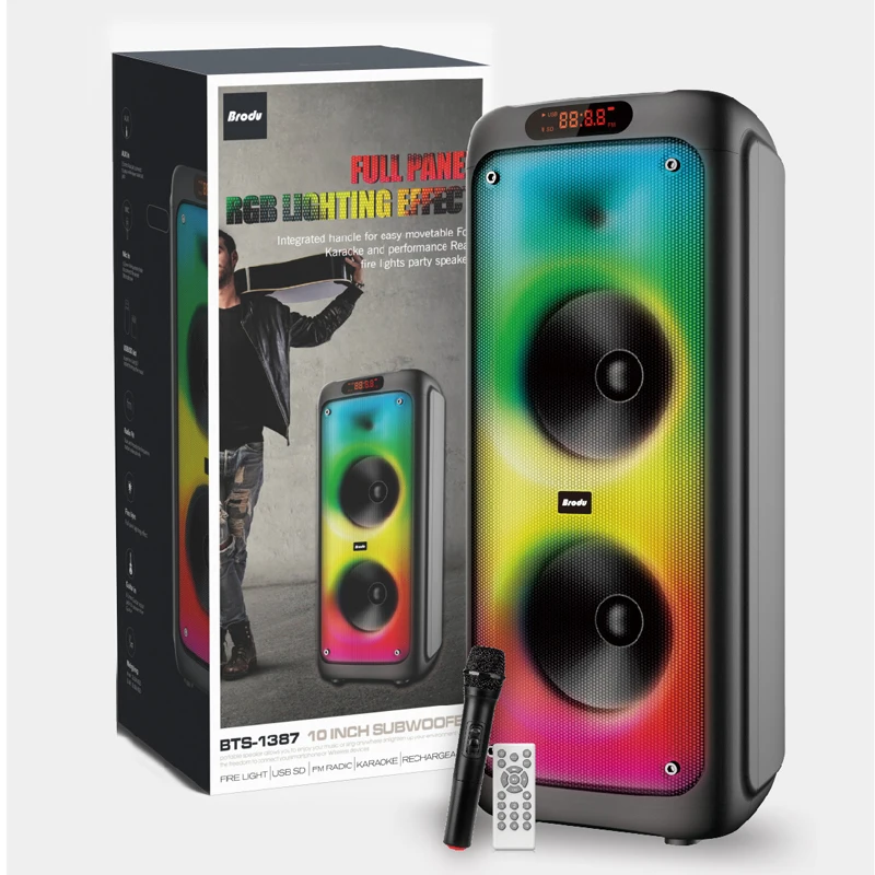 Alibaba.com: Brodu BTS-1387 Portable Karaoke Speaker with Super Bass ...