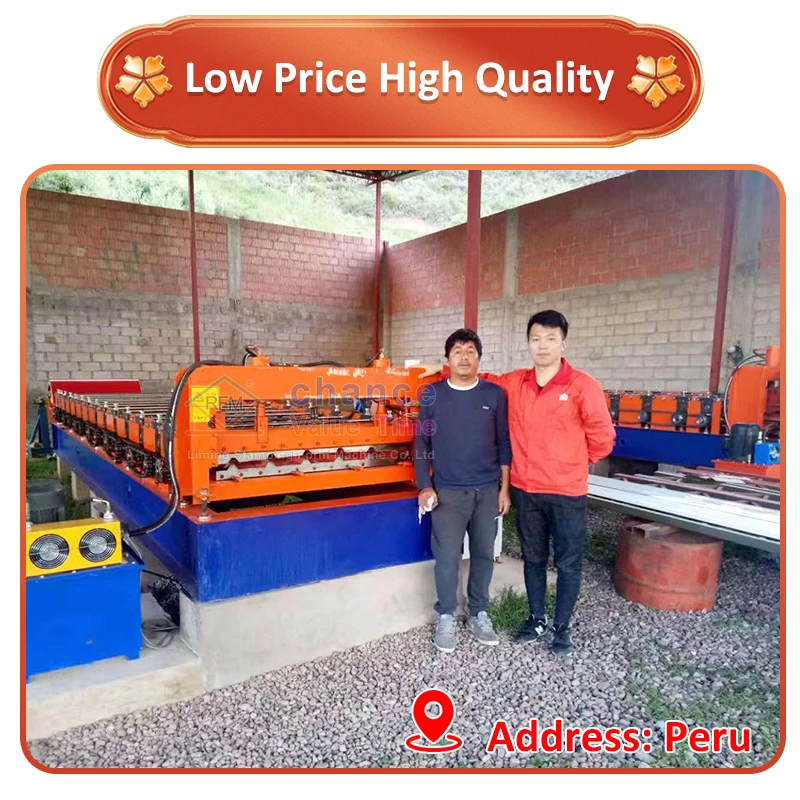 Liming Fast Speed Glazed Colored Aluminum Zinc Color Steel Trapezoidal Sheet Coil Tile Making Machinery for Roll Forming Machine