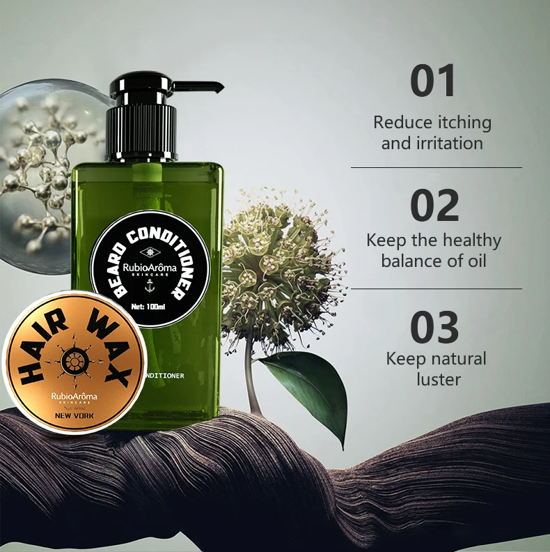 Оптовая продажа, Лидер продаж, набор для натуральной бороды, наборы для ухода за бородой, маслом и бальзамом, подарочная упаковка, дорожная сумка для мужчин, набор для роста бороды