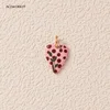 Polka Dot Heart Charm