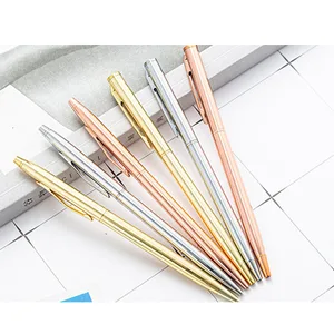 Promotional Twist Metal Ballpoint Pen With Printed Logo Laser Engraved Customized for Gift Office Manufactures