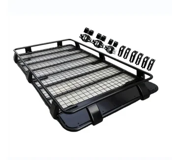 YBJ car accessories Basket Carrier Cargo Carrier Flat For LC76 LC80 FJ79 207-2021 Pickup Truck Luggage Rack Steel Roof Rack