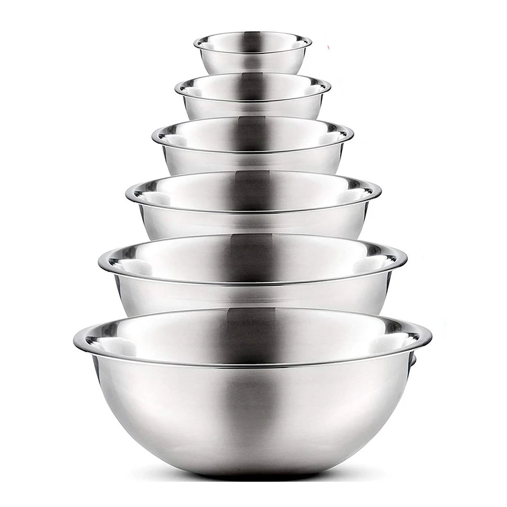 优质不锈钢搅拌碗6套
