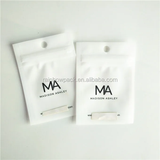 Source Custom Printed Zip lock Earring Bracelet Packaging Zipper Bag Small  Plastic Jewelry Flat Pouches on m.