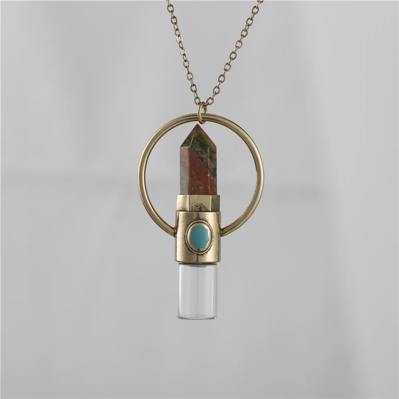 Essential Oil Vial Brass Jewelry 