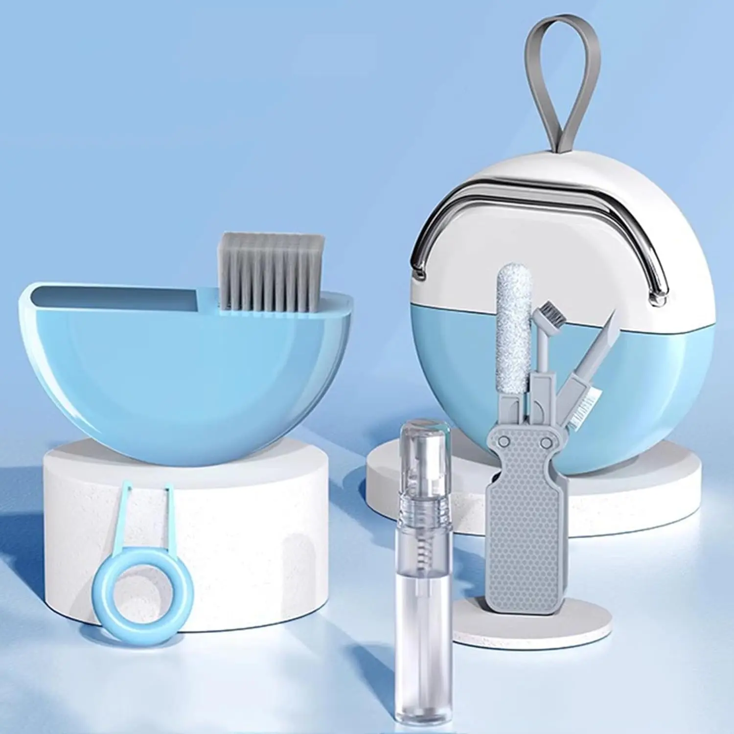 Набор для чистки клавиатуры 10 в 1 многофункциональный очиститель ноутбука