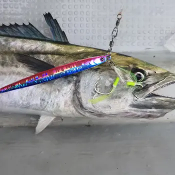Fast-Sinking Iron Plate Lure Jerkbait Sea & Boat Fishing 60g/80g/100g Lead Without Hooks for Mackerel Cutlassfish – Minnow – view 3