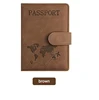 Magnetic snap fasteners in brown colors
