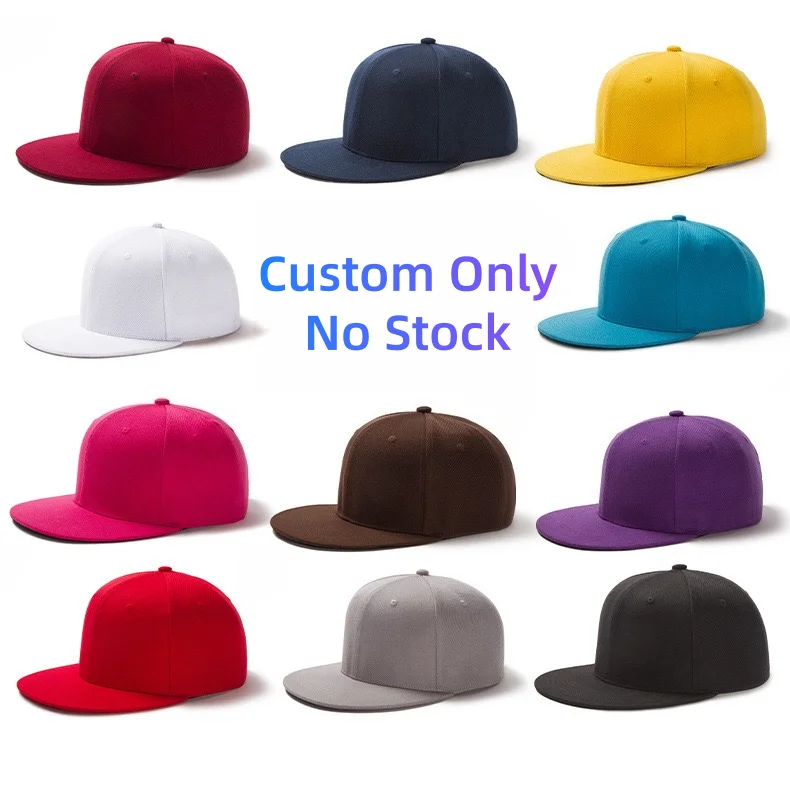 Caps Wholesale Fashion Cap Manufacturer Embroidered Hats Women Men's Hats 6 Panel Baseball Snapback Fitted Caps