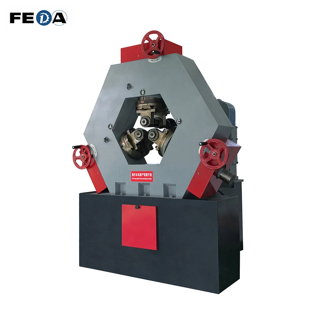FEDA FD-60F Tie Rod Auto Threading Machine Small Cam Thread Rolling Machine for Making Thread on Motorcycle Parts