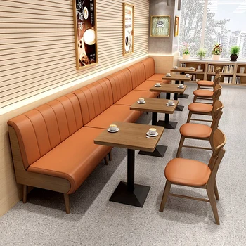 Cabine e Mesa curvas com móveis para Restaurante Commercial Wood Frame  (SP-CS335) - China Restaurante Booth, Restaurante Sofá Booth