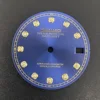 Blue Dial Gold Applied Indices