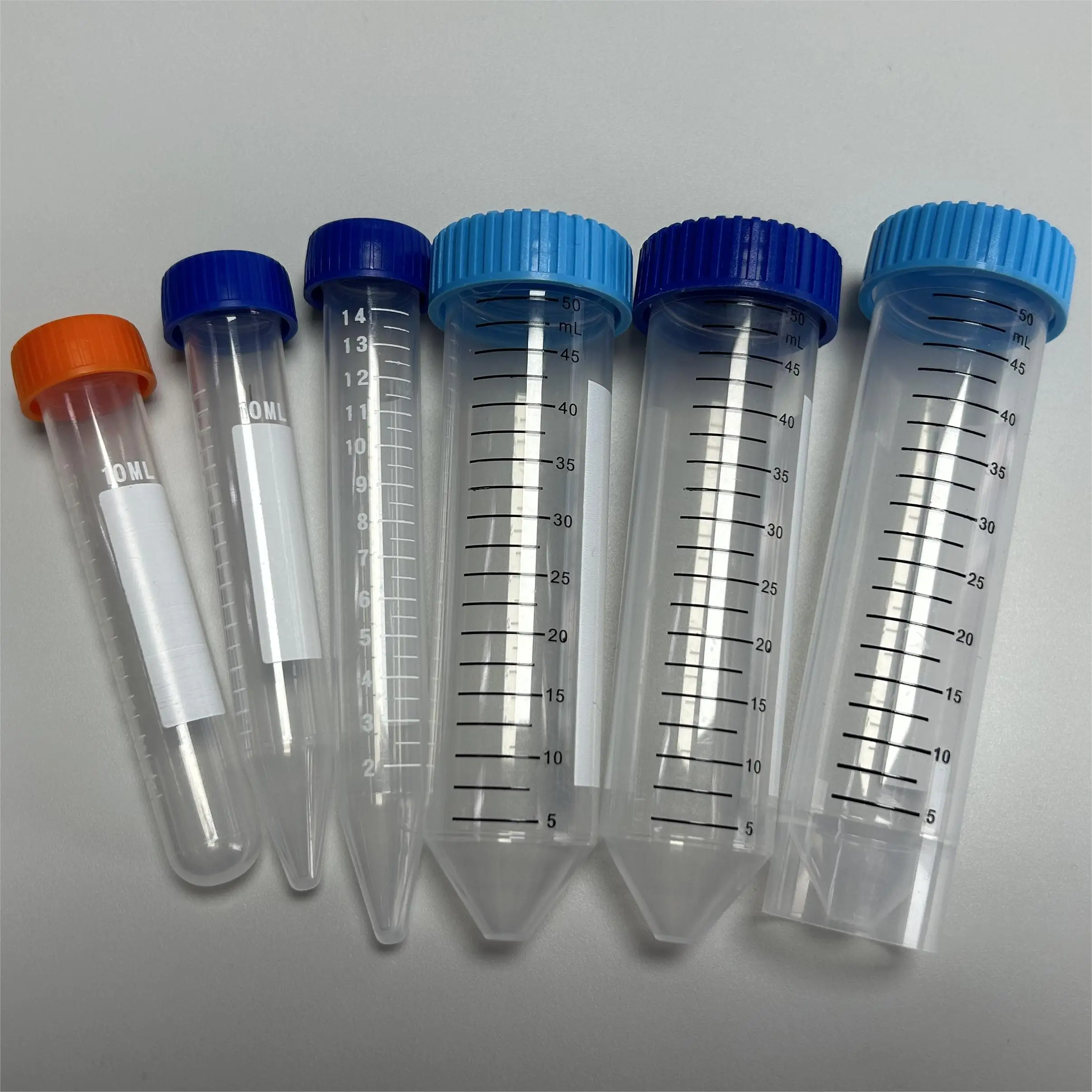 Plastic Micro 0.5 1.5 2 5ml 10ml 15ml 50ml Centrifuge Tube with Screw