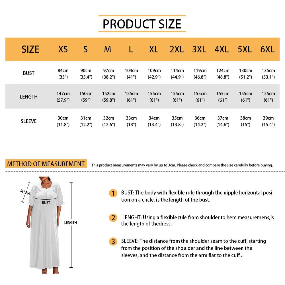 Latest Design Customized Micronesia Mumu Dress Women Plus Size Blue Fancy Bubble Sleeve Square Collar Loose Midi Dresses 5XL 6XL