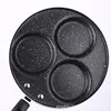 Three-hole iron black handle
